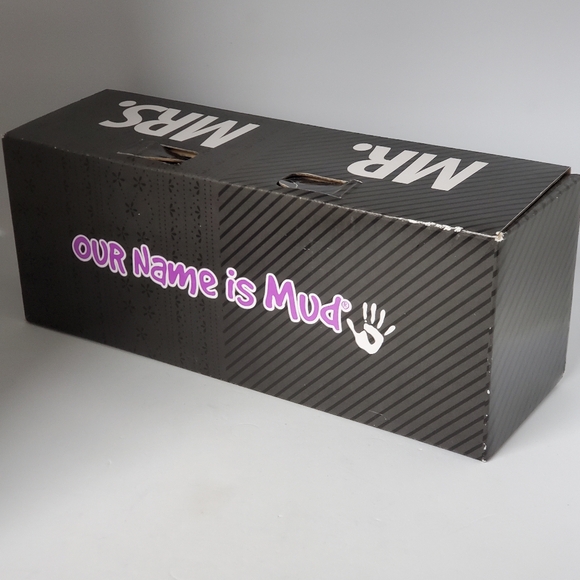 Mr Right & Mrs Always Right Mug Set in Box Our Name is Mud Coffee Cups - Picture 3 of 9